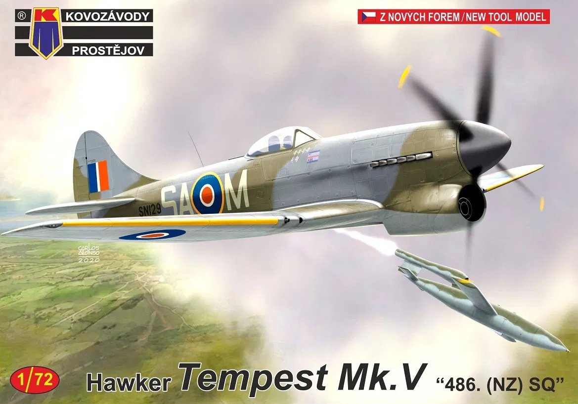 1/72 Hawker Tempest Mk.V '486 NZ SQ' (3x camo)