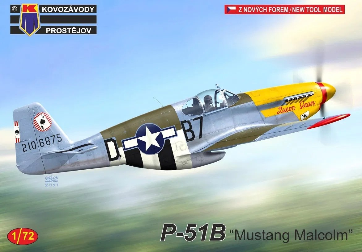 1/72 P-51B 'Mustang Malcolm' (3x camo)