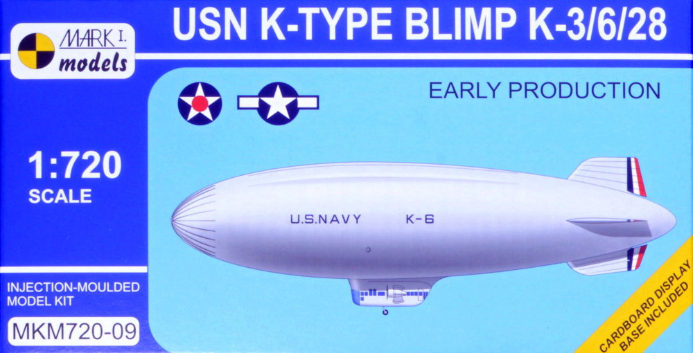 1/720 USN K-Type Blimp K-3/6/28 Early Production