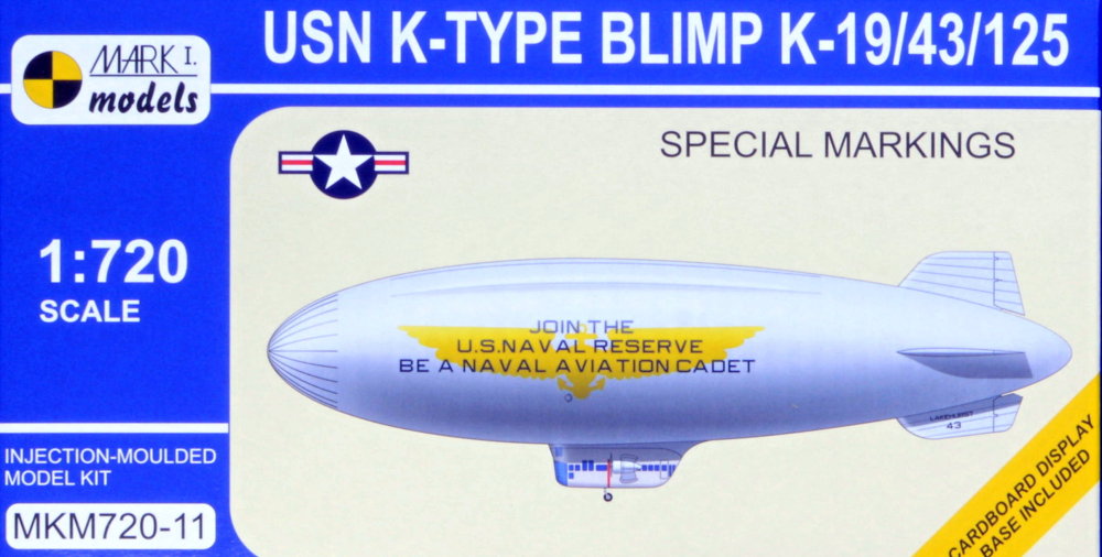 1/720 USN K-Type Blimp K-19/43/125 Spec.Markings