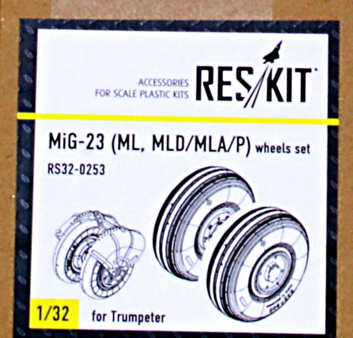 1/32 MiG-23 (ML, MLD/MLA/P) wheels (TRUMP)