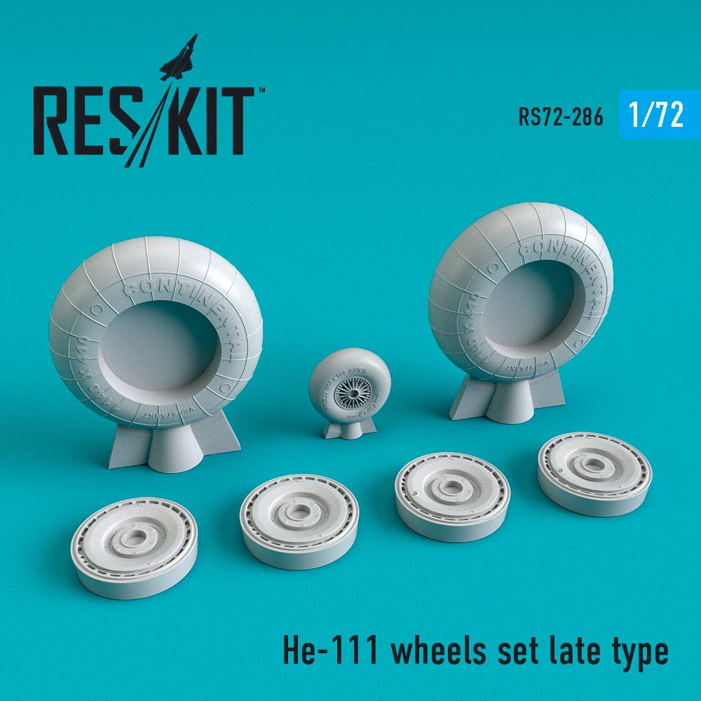1/72 He-111 wheels set late type