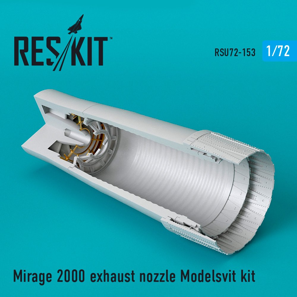 1/72 Mirage 2000 exhaust nozzle (MSVIT)