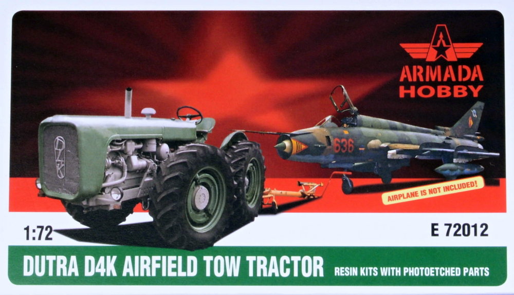 1/72 DUTRA D4K Airfield Tow Tractor (resin kit&PE)