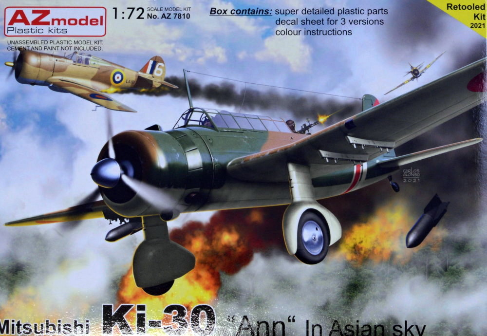 1/72 Mitsubishi Ki-30 Ann 'In Asian sky' (3x camo)
