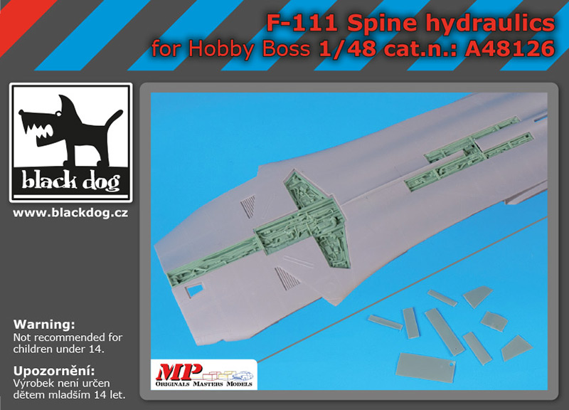 1/48 F-111 Spine hydraulics (HOBBYB)