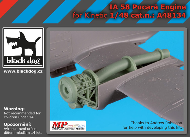 1/48 IA-58 Pucará engine (KIN)