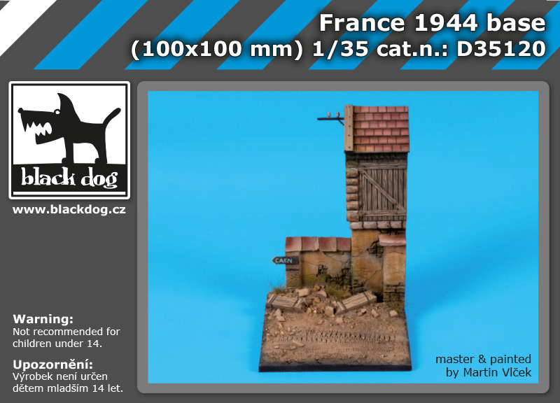 1/35 France 1944 base (100 x 100 mm)
