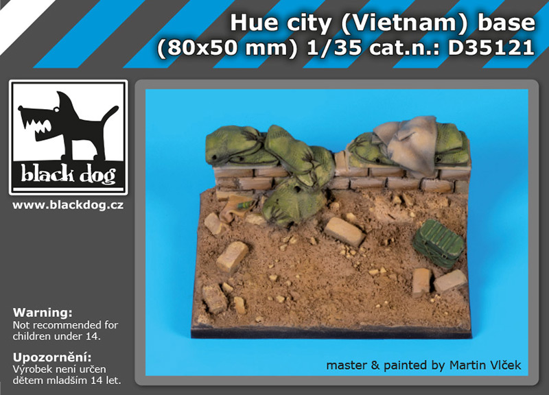 1/35 Hue city Vietnam base (80 x 50 mm)