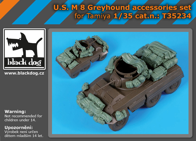 1/35 U.S. M 8 Greyhound accessories set (TAM)