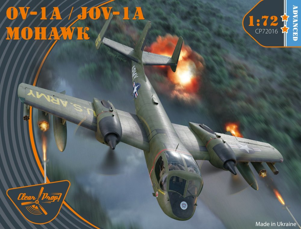 1/72 OV-1A/JOV-1A Mohawk (5x camo)