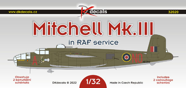 1/32 Mitchell Mk.III in RAF service (2x camo)