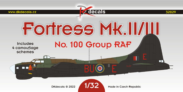 1/32 Fortress Mk.II/III No.100 Group RAF (4x camo)