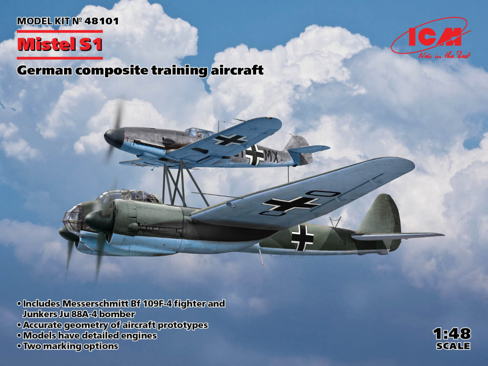 1/48 Mistel S1 German WWII compos.training plane