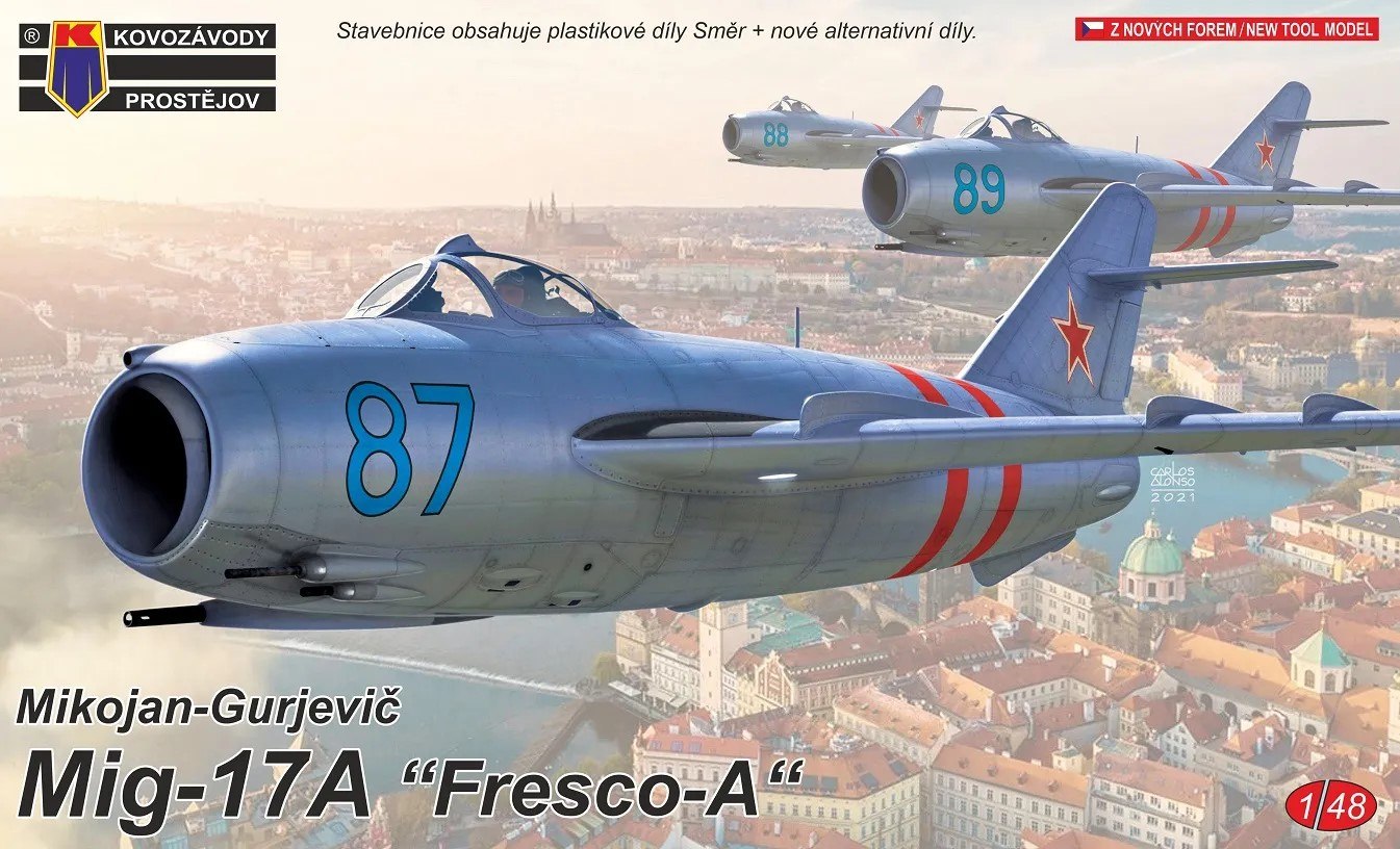 1/48 MiG-17A 'Fresco-A' (3x camo, ex-SMER)