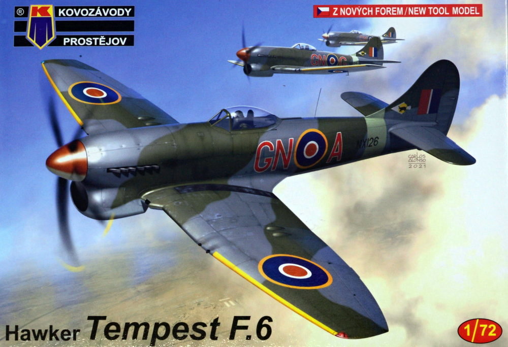 1/72 Hawker Tempest F.6 (3x camo)