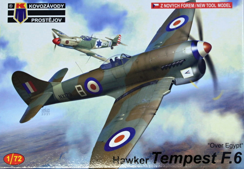1/72 Hawker Tempest F.6 'Over Egypt' (3x camo)