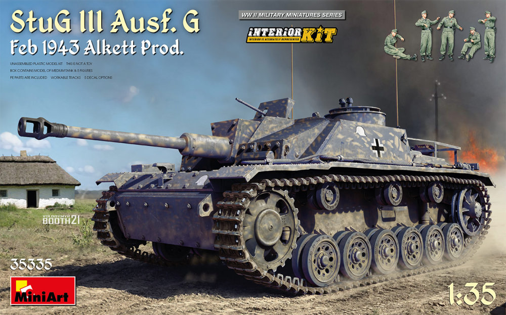 1/35 StuG III Ausf.G  Feb 1943 Alkett w/ Inter.Kit