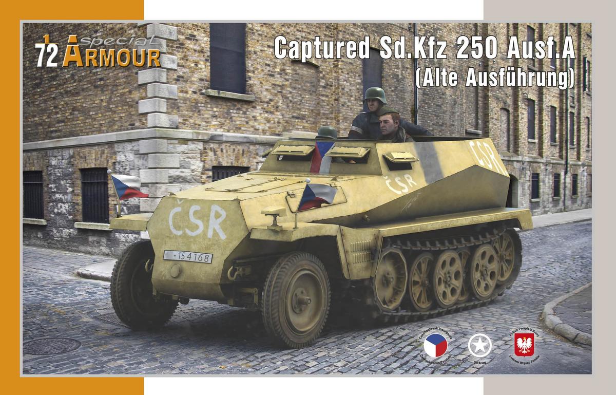 1/72 Captured Sd.Kfz. 250 Ausf.A (3x camo)