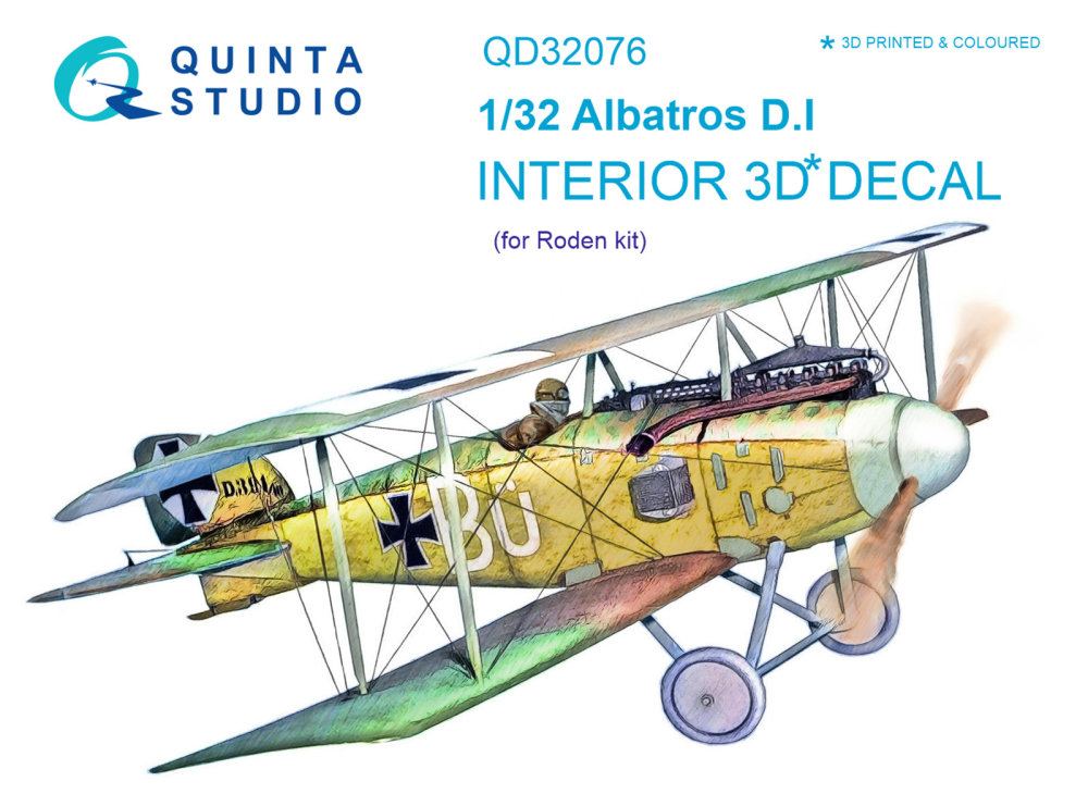 1/32 Albatros D.I 3D-Print&colour Interior (RDN)