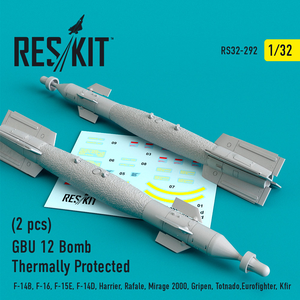 1/32 GBU 12 Bomb Thermally Protected (2 pcs.) 