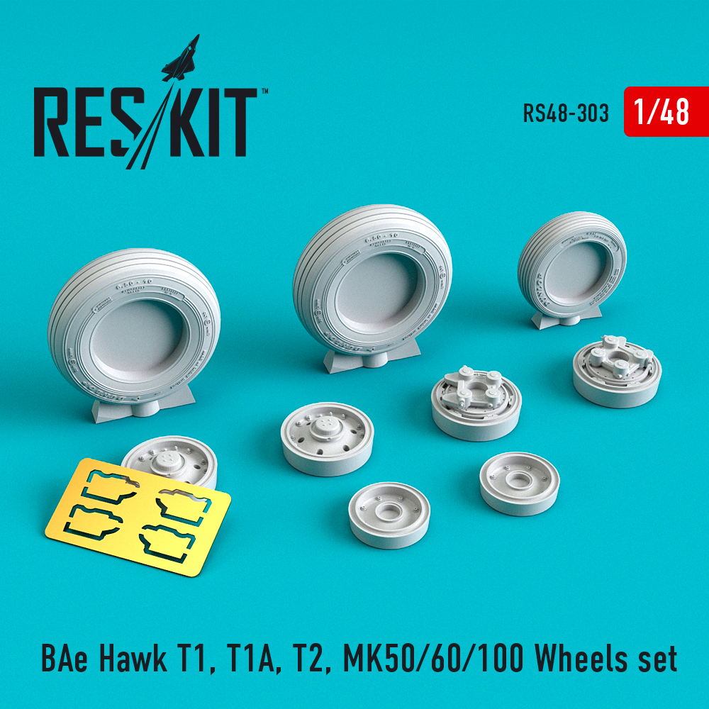 1/48 BAe Hawk T1, T1A, T2, MK50/60/100 Wheels