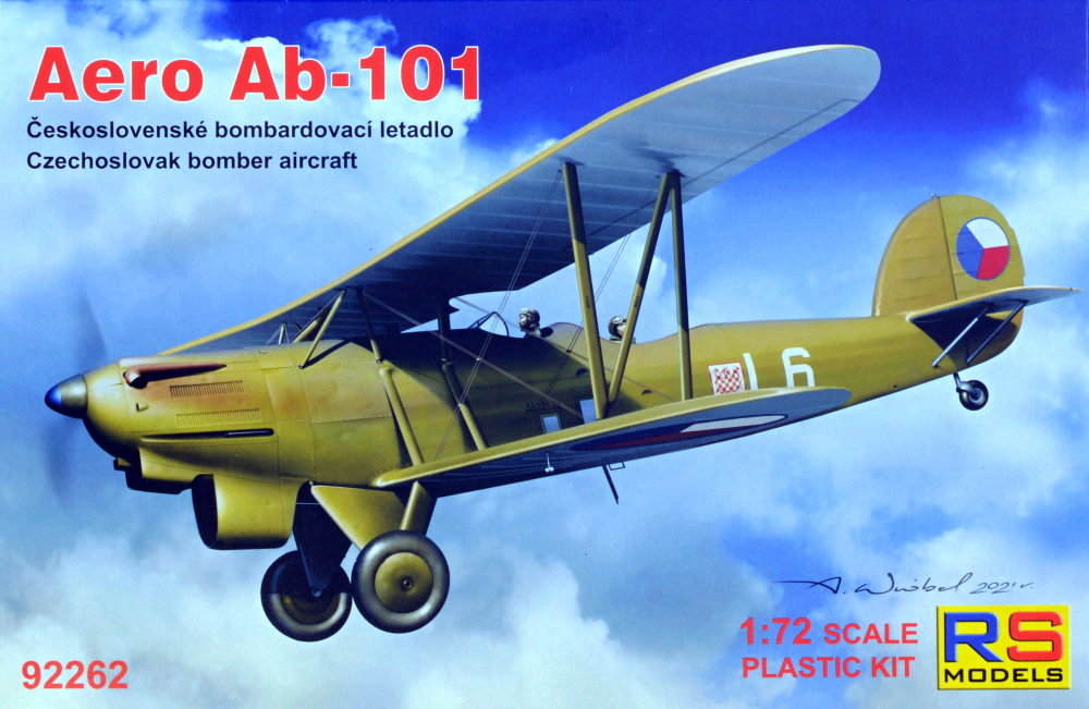 1/72 Aero Ab-101 Czechoslovak bomber (5x camo)