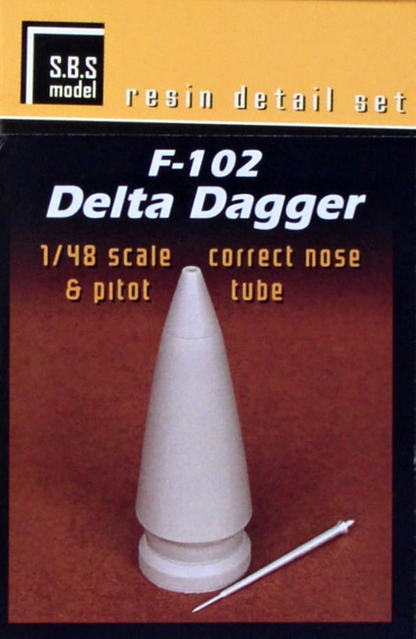 MODELIMEX Online Shop | 1/48 F-102 Delta Dagger Correct nose & pitot ...