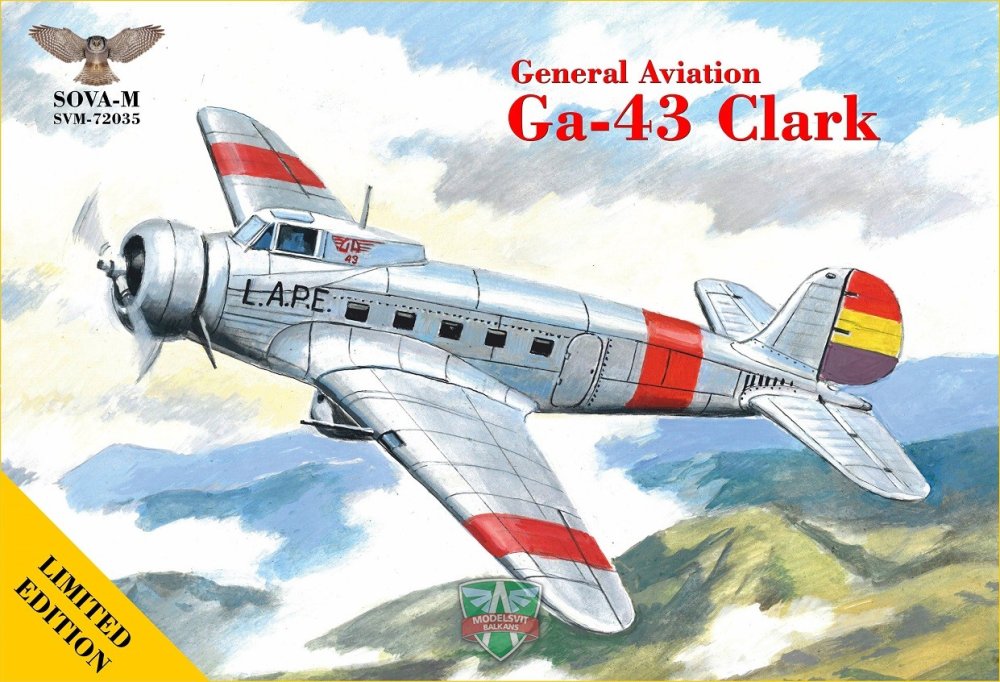 1/72 GA-43 'Clark' Airliner (Spanish livery)