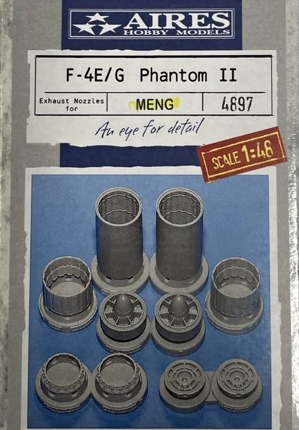 1/48 F-4E/G Phantom II exhaust nozzles (MENG)