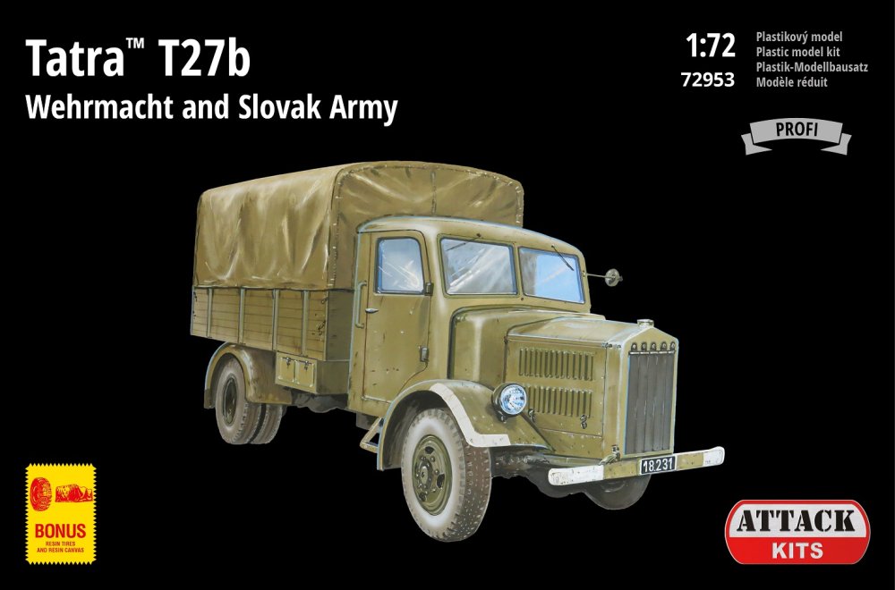 1/72 TATRA T27b Wehrmacht & Slovak Army (PROFI)