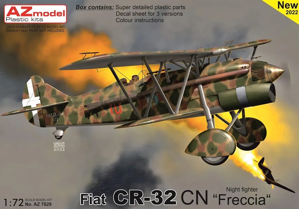 1/72 Fiat CR-32 CN 'Night Fighter' (3x camo)