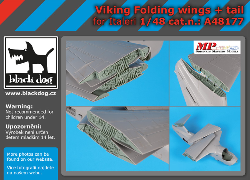 1/48 Viking folding wings + tail (ITAL)