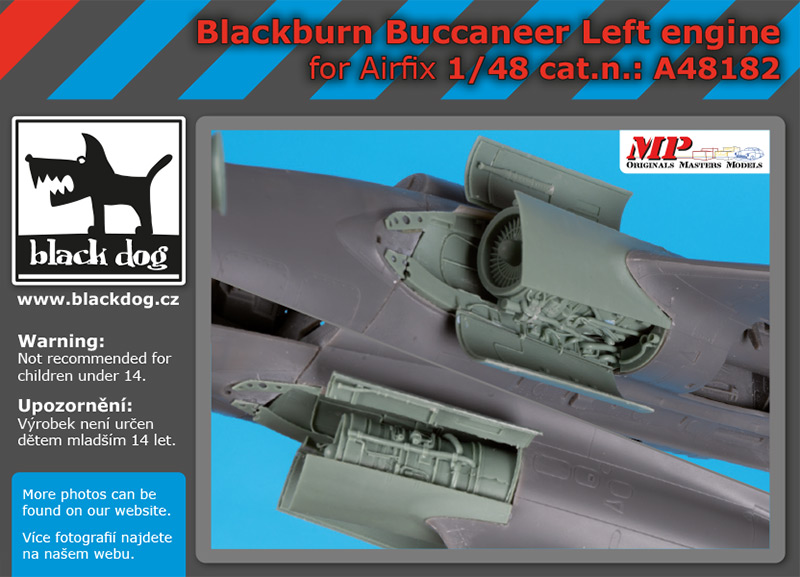 1/48 Blackburn Buccaneer left engine (AIRF)