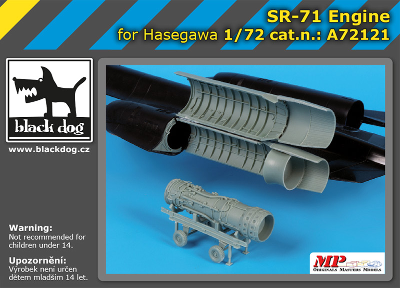 1/72 SR-71 engine (HAS)