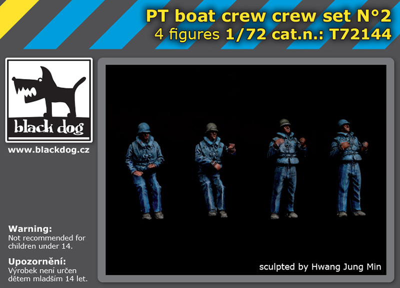 1/72 PT boat crew set No.2 (4 fig.)