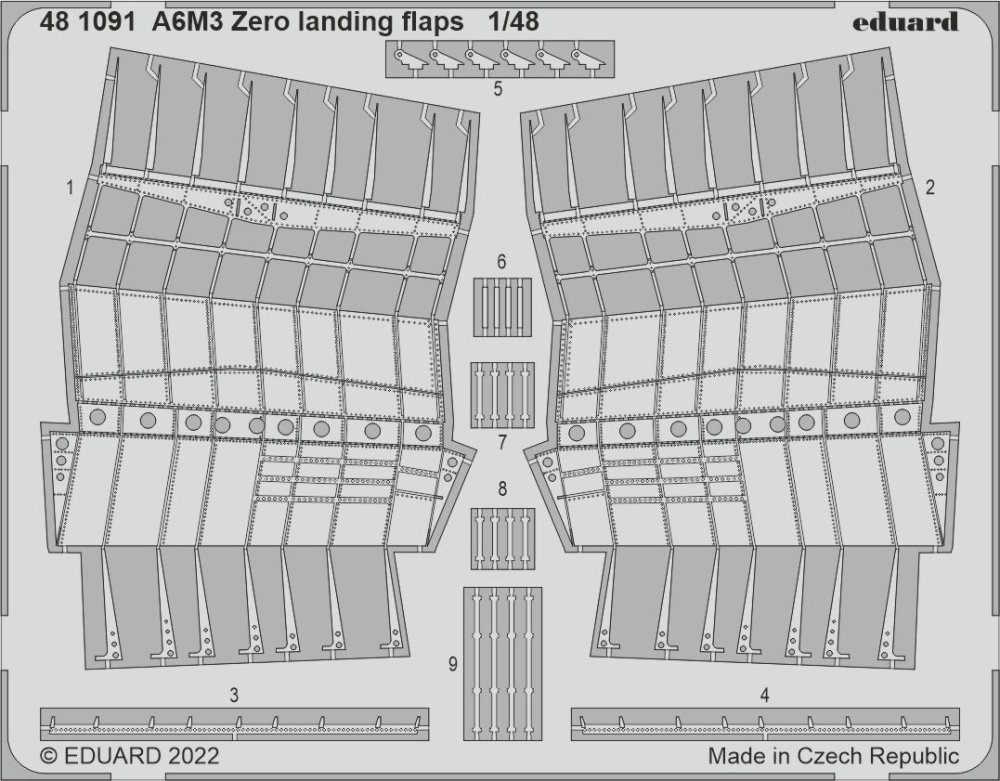 SET A6M3 Zero landing flaps (EDU)
