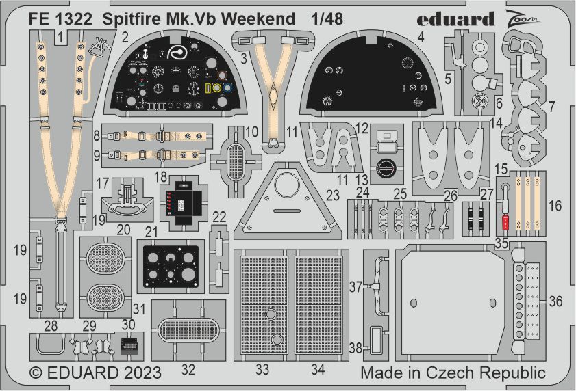 1/48 Spitfire Mk.Vb Weekend (EDU)