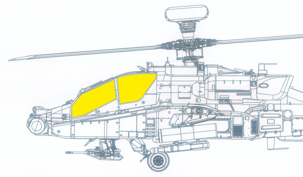 Mask 1/35 AH-64E (TAKOM)