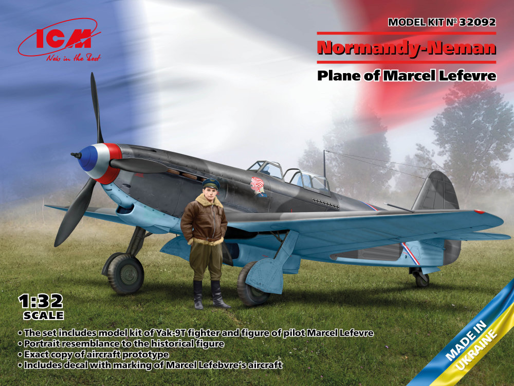 1/32 Normandy-Neman (Yak-9T & Marcel Lefevre fig.)