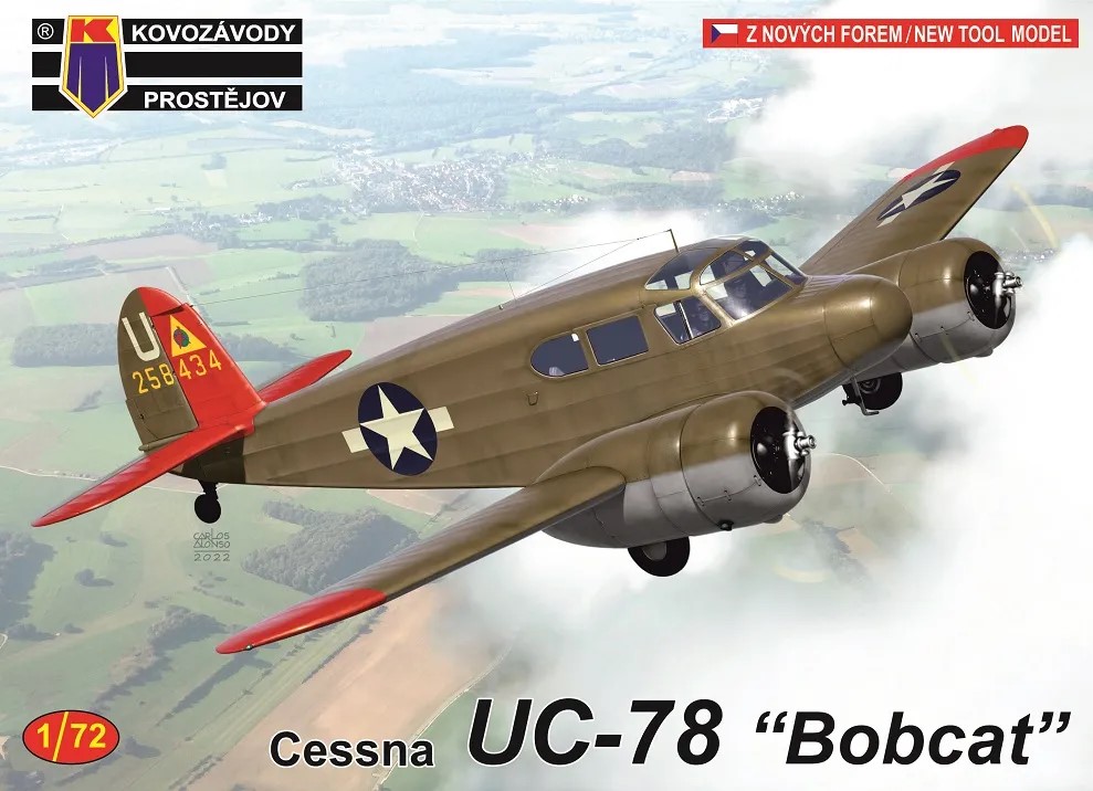 1/72 Cessna UC-78 'Bobcat' (3x camo)