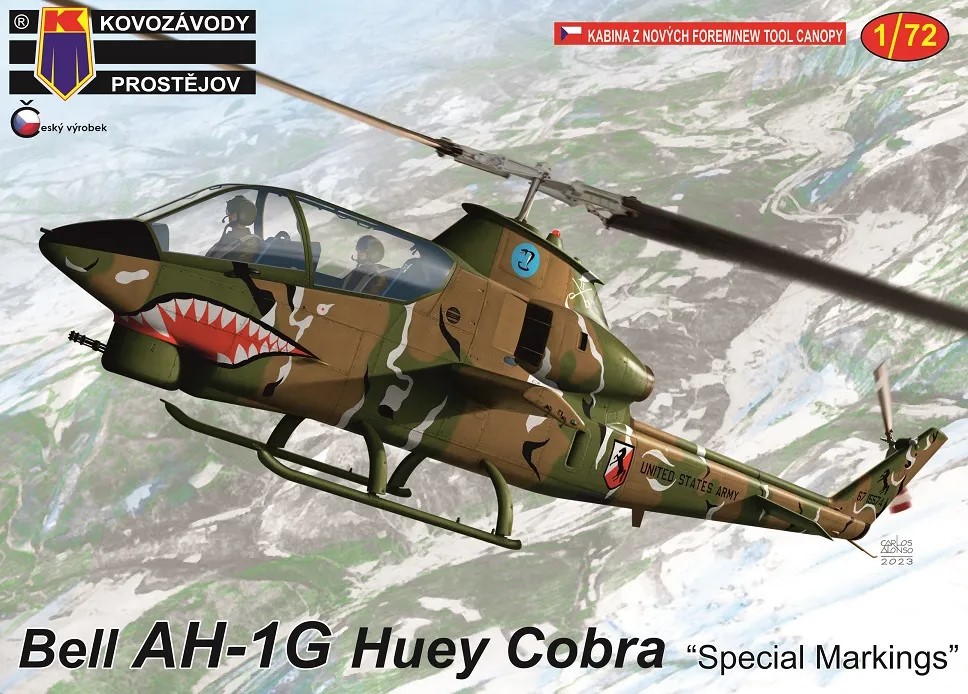 1/72 AH-1G Huey Cobra Special Markings (3x camo)
