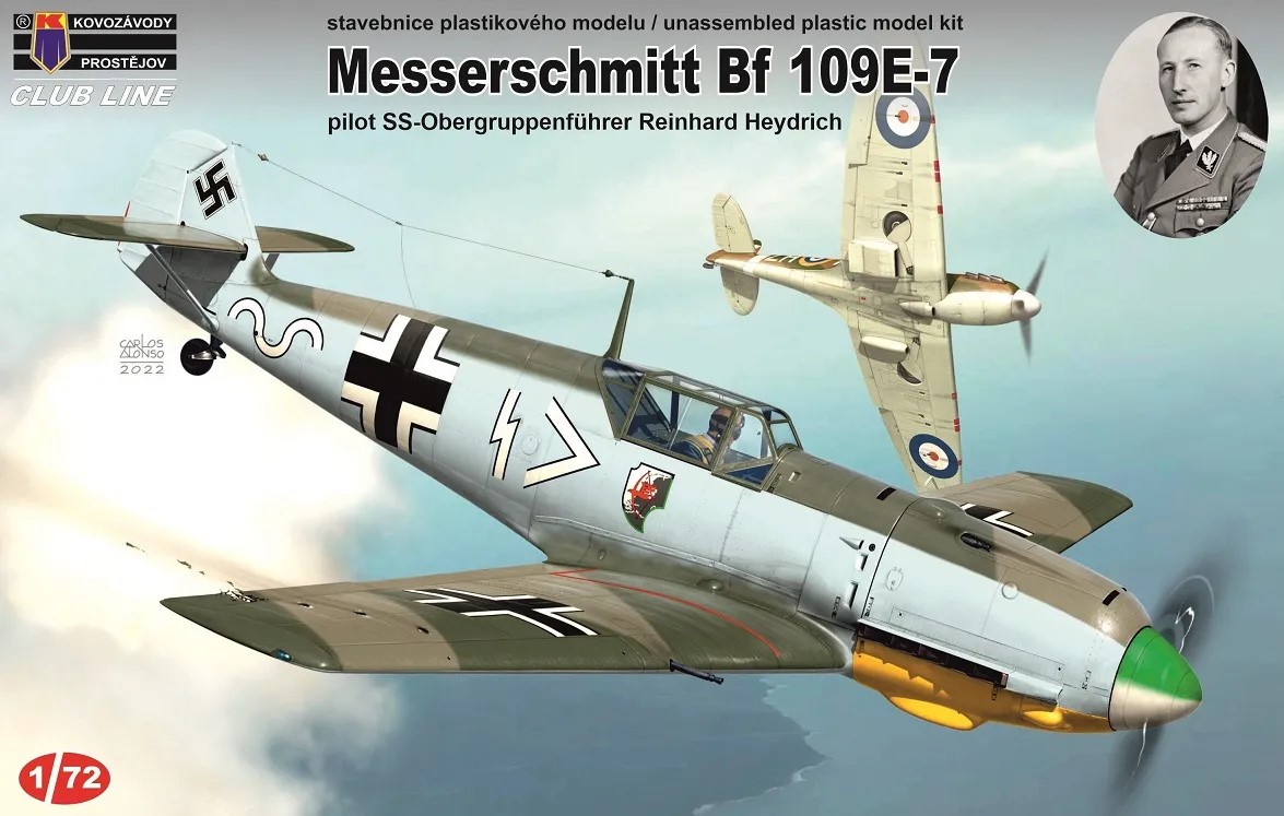 1/72 Bf 109E-7 Reinhard Heydrich CLUB LINE