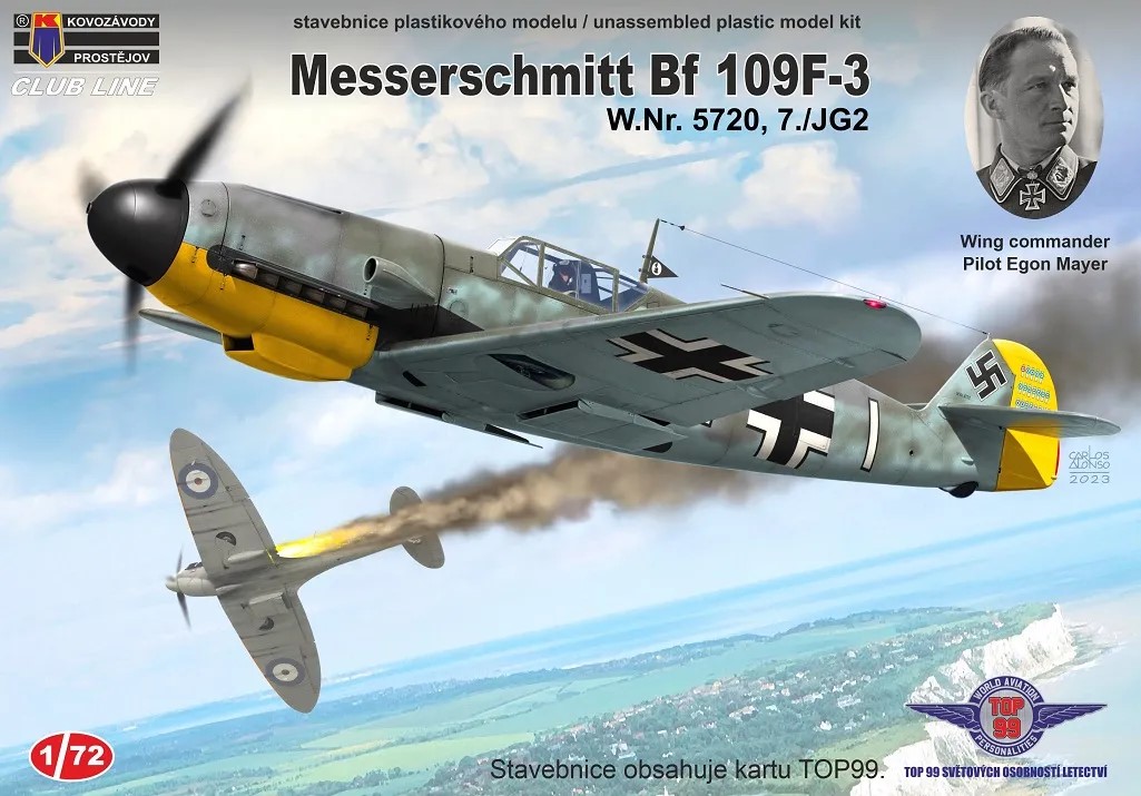 1/72 Bf 109F-3 Egon Mayer, 1941 CLUB LINE