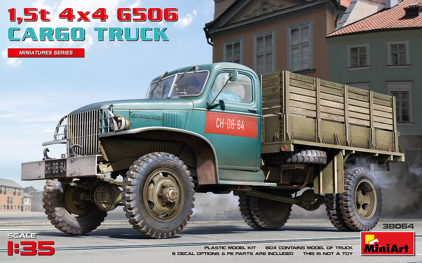 1/35 G506 1,5t Cargo Truck 4x4 (6x camo)