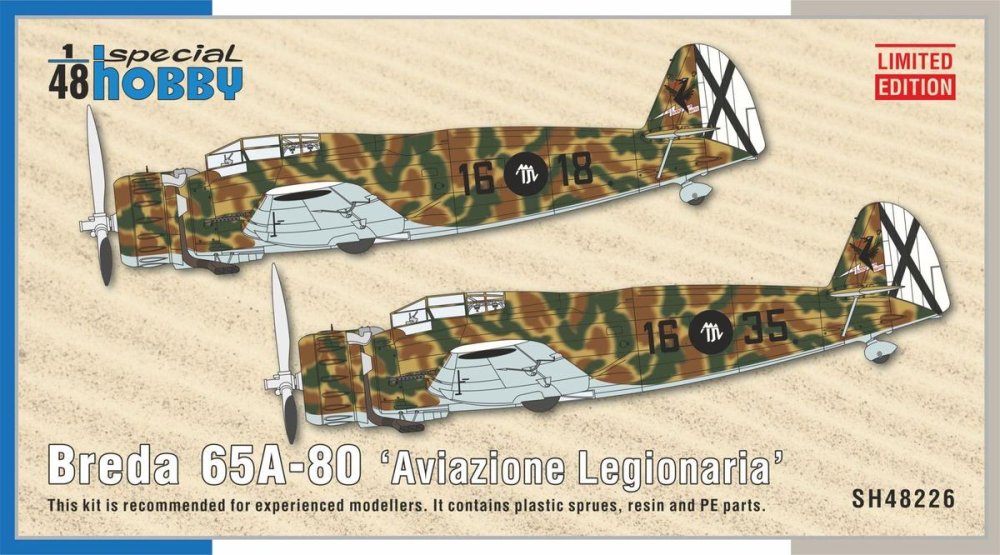 1/48 Breda 65A-80 'Aviazione Legionaria' (2x camo)