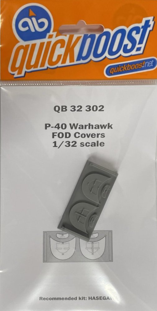 1/32 P-40 Warhawk FOD covers (HAS)