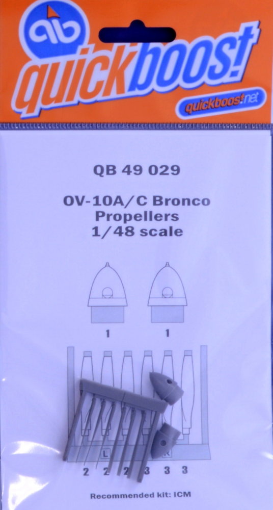 1/48 OV-10A/C Bronco propellers (ICM)
