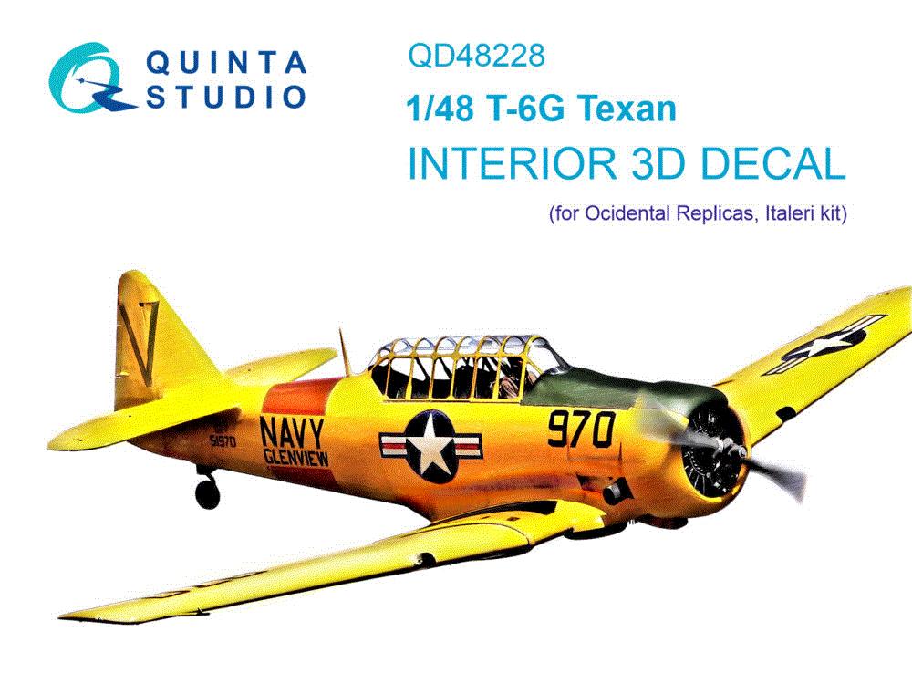 1/48 T-6G 3D-Printed & col.Interior (ITAL)