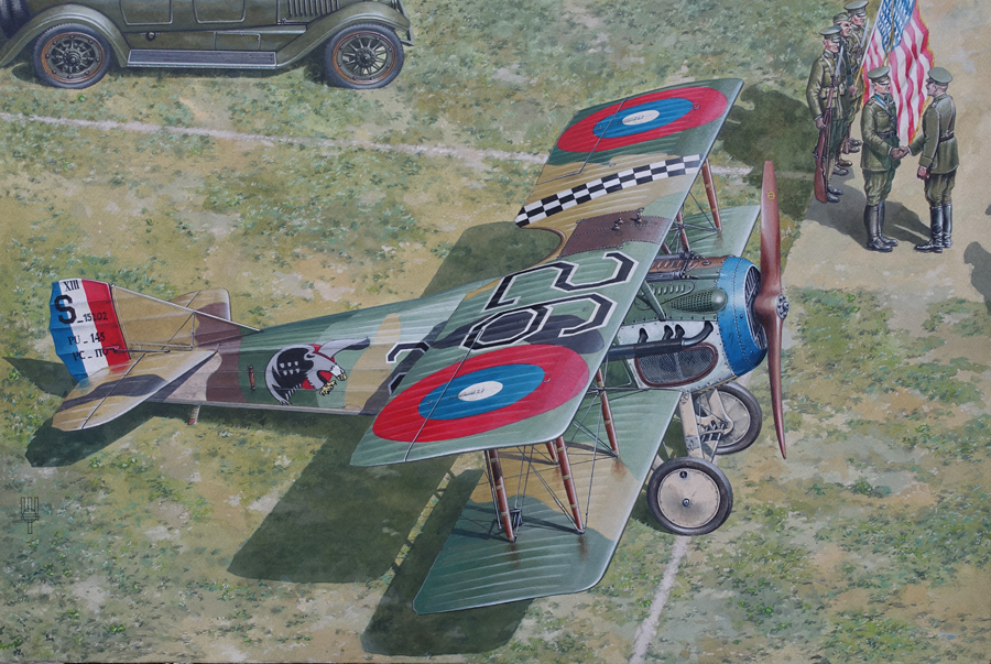 1/32 SPAD XIII c1 French WWI fighter (3x camo)